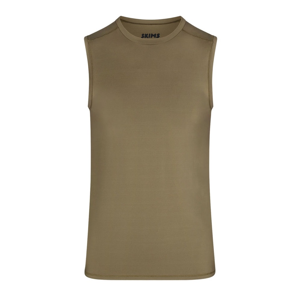 ✨SKIMS MENS SPORT MUSCLE TANK TOP IN ARMY M